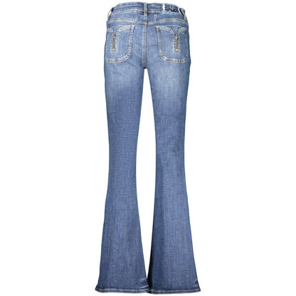 Blue Cotton Women's Jeans