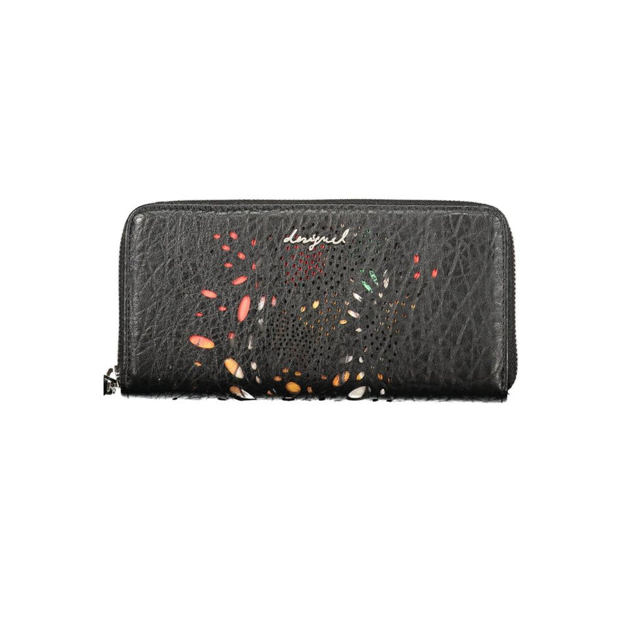 Nero Polyurethane Womens Wallet