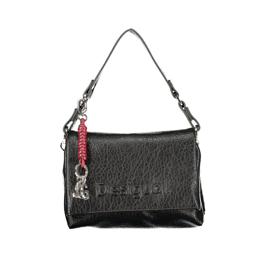 Black Polyurethane Women's Bag
