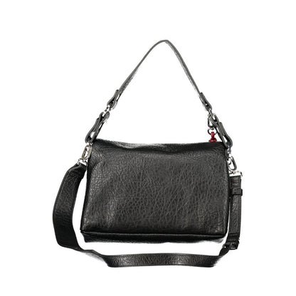 Black Polyurethane Women's Bag
