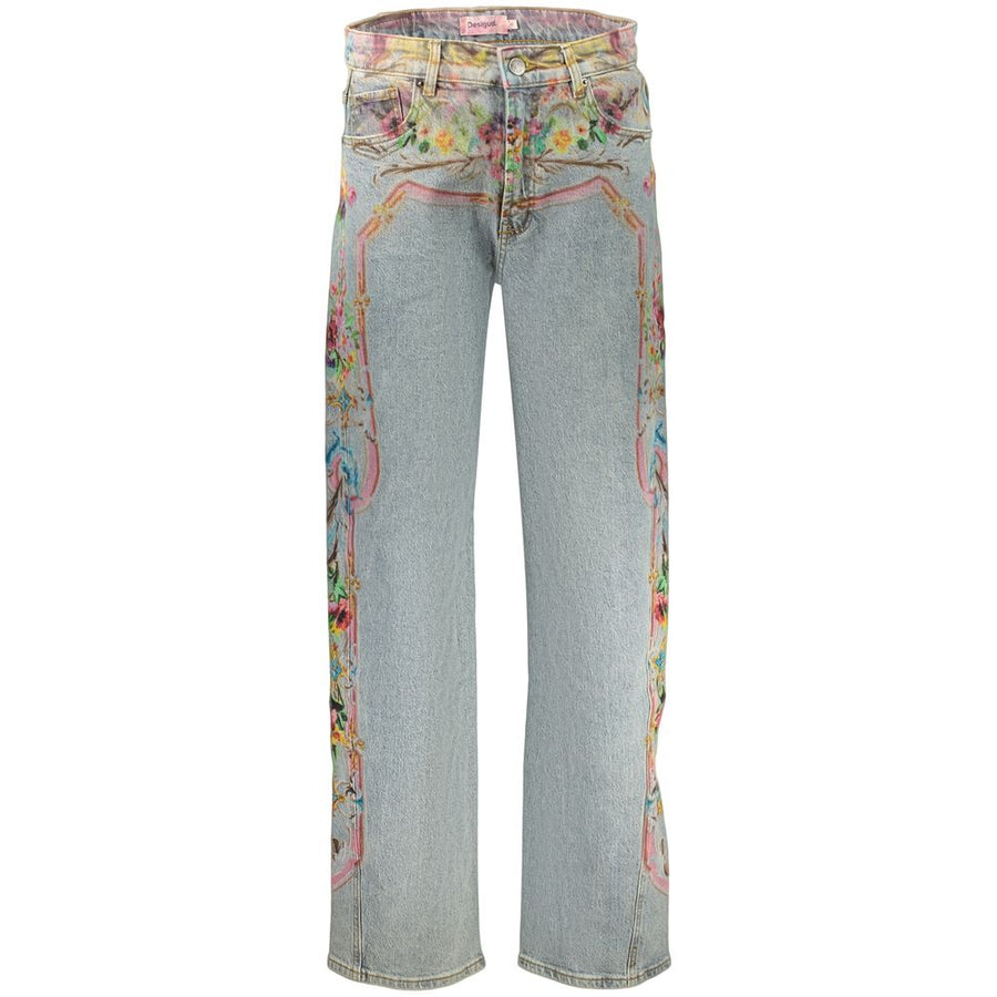 Blue Cotton Womens Jean