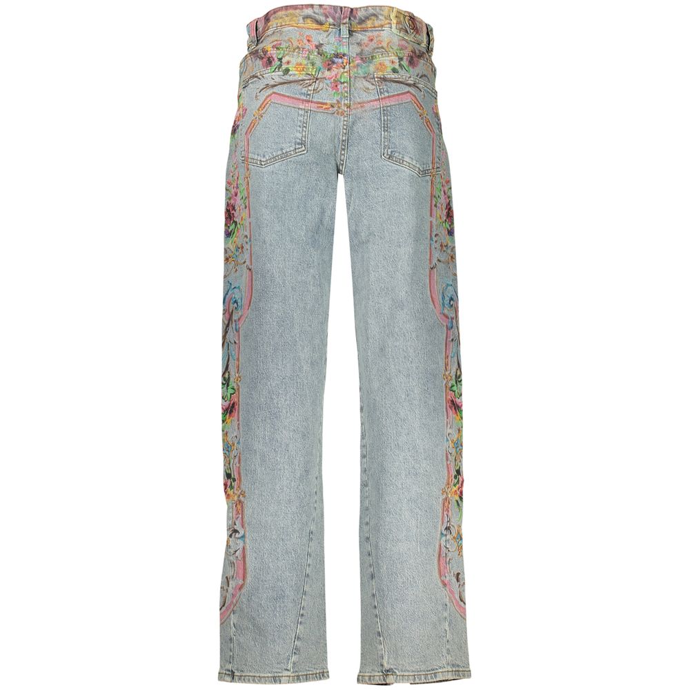 Blue Cotton Womens Jean