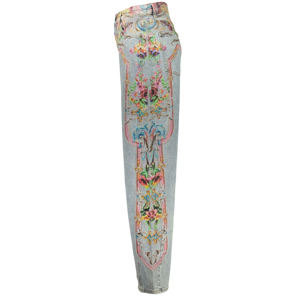 Blue Cotton Womens Jean