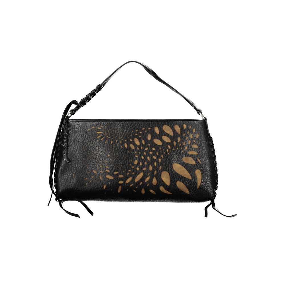 Black Polyurethane Women's Bag
