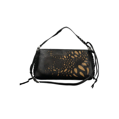Black Polyurethane Women's Bag