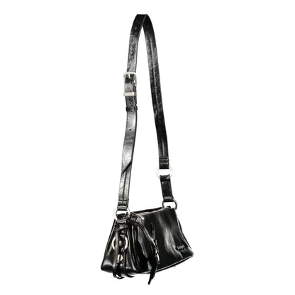 Black Polyurethane Women's Bag