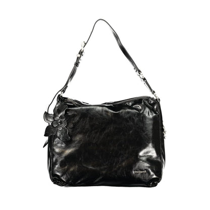 Black Polyurethane Women's Bag