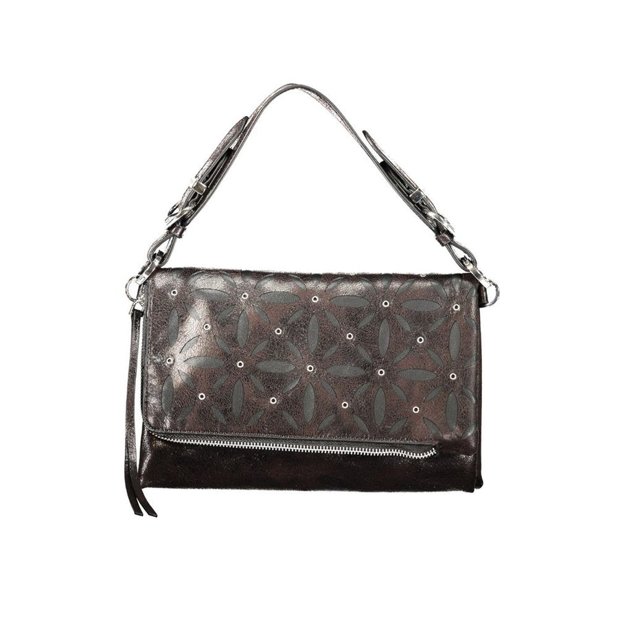 Black Polyurethane Women's Bag