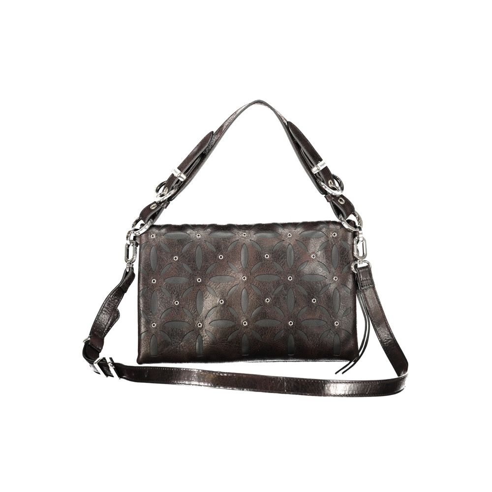 Black Polyurethane Women's Bag