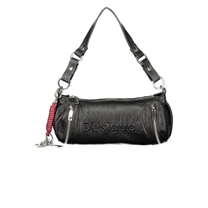 Black Polyurethane Women's Bag