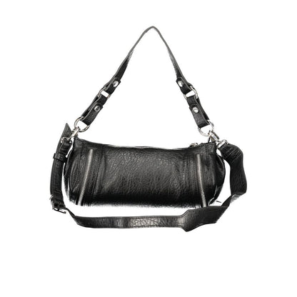 Black Polyurethane Women's Bag