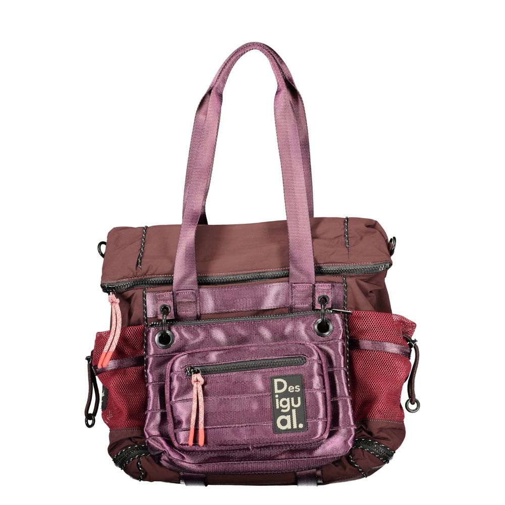 Brown Polyamide Handbag