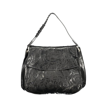 Black Polyurethane Women's Bag