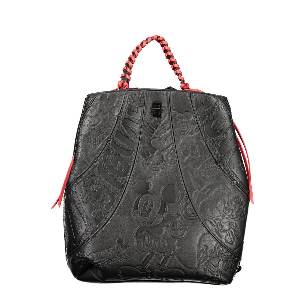 Black Polyethylene Backpack