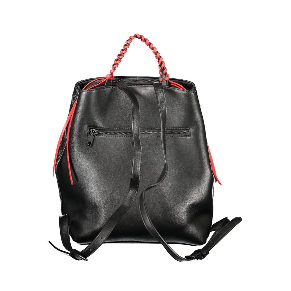 Black Polyethylene Backpack
