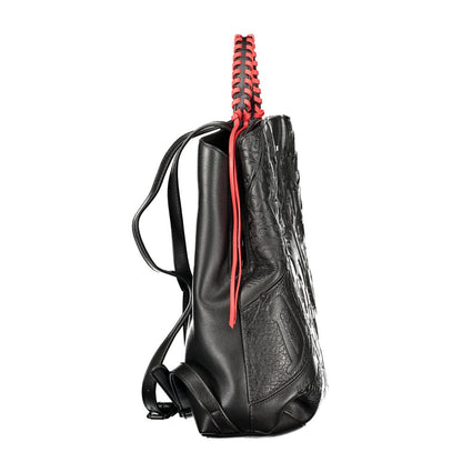 Black Polyethylene Backpack