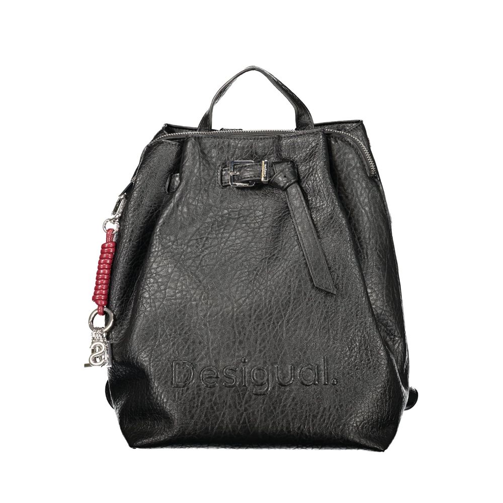 Black Polyethylene Backpack