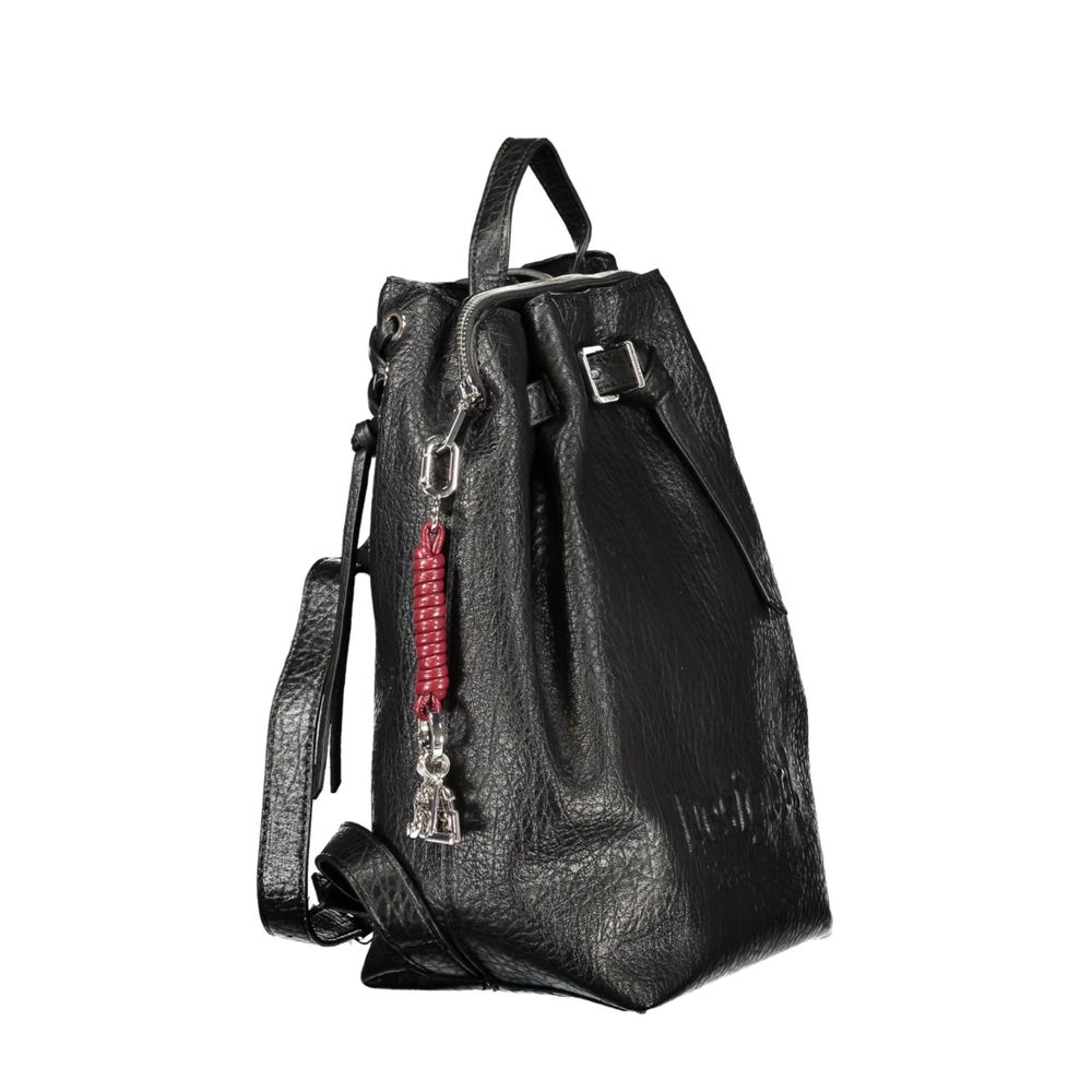 Black Polyethylene Backpack