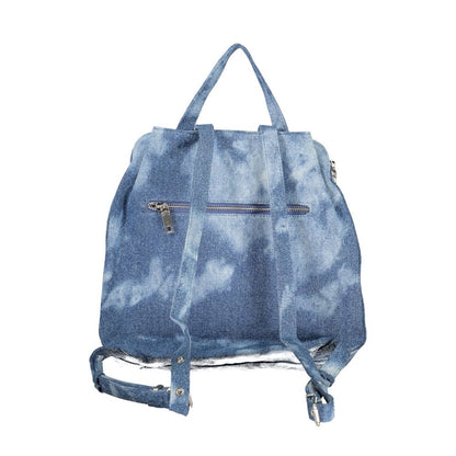 Blue Cotton Backpack