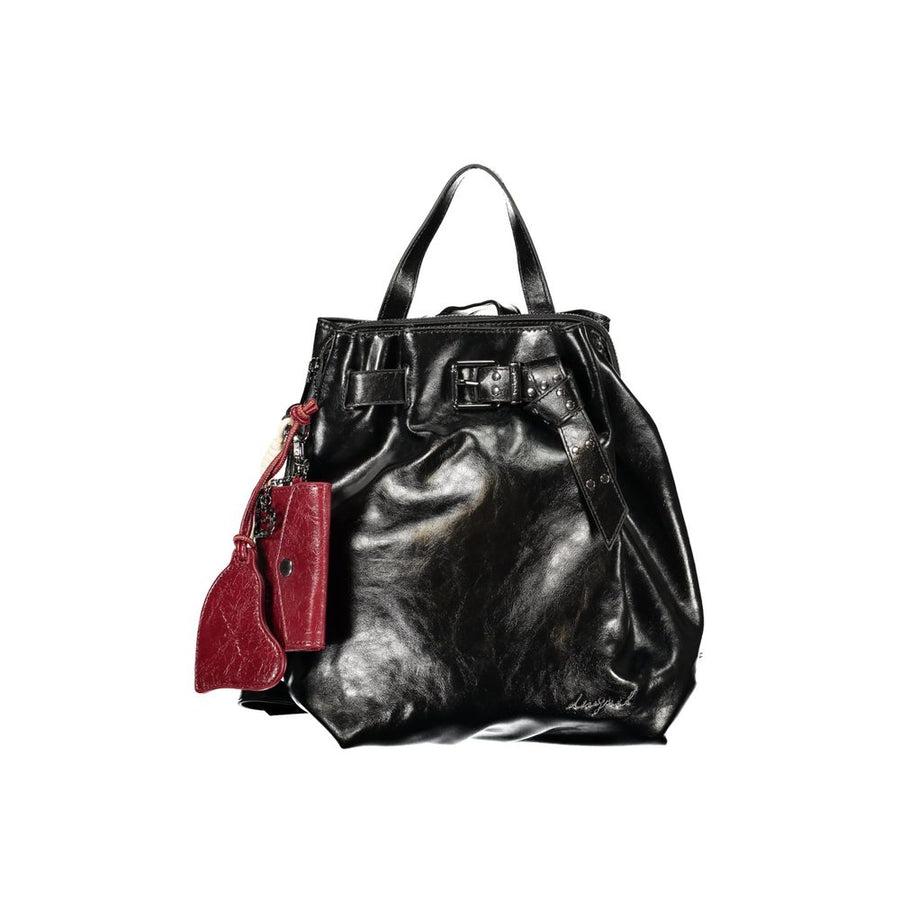 Black Polyethylene Backpack