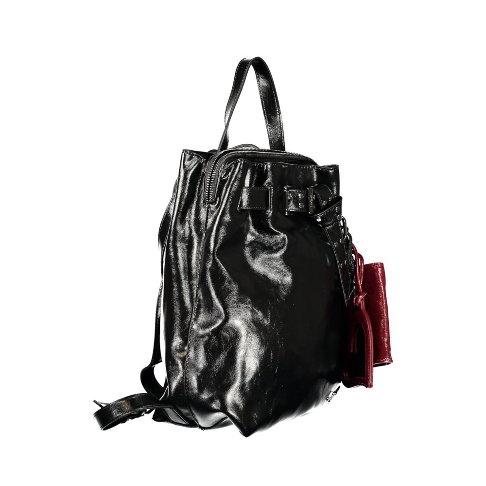 Black Polyethylene Backpack