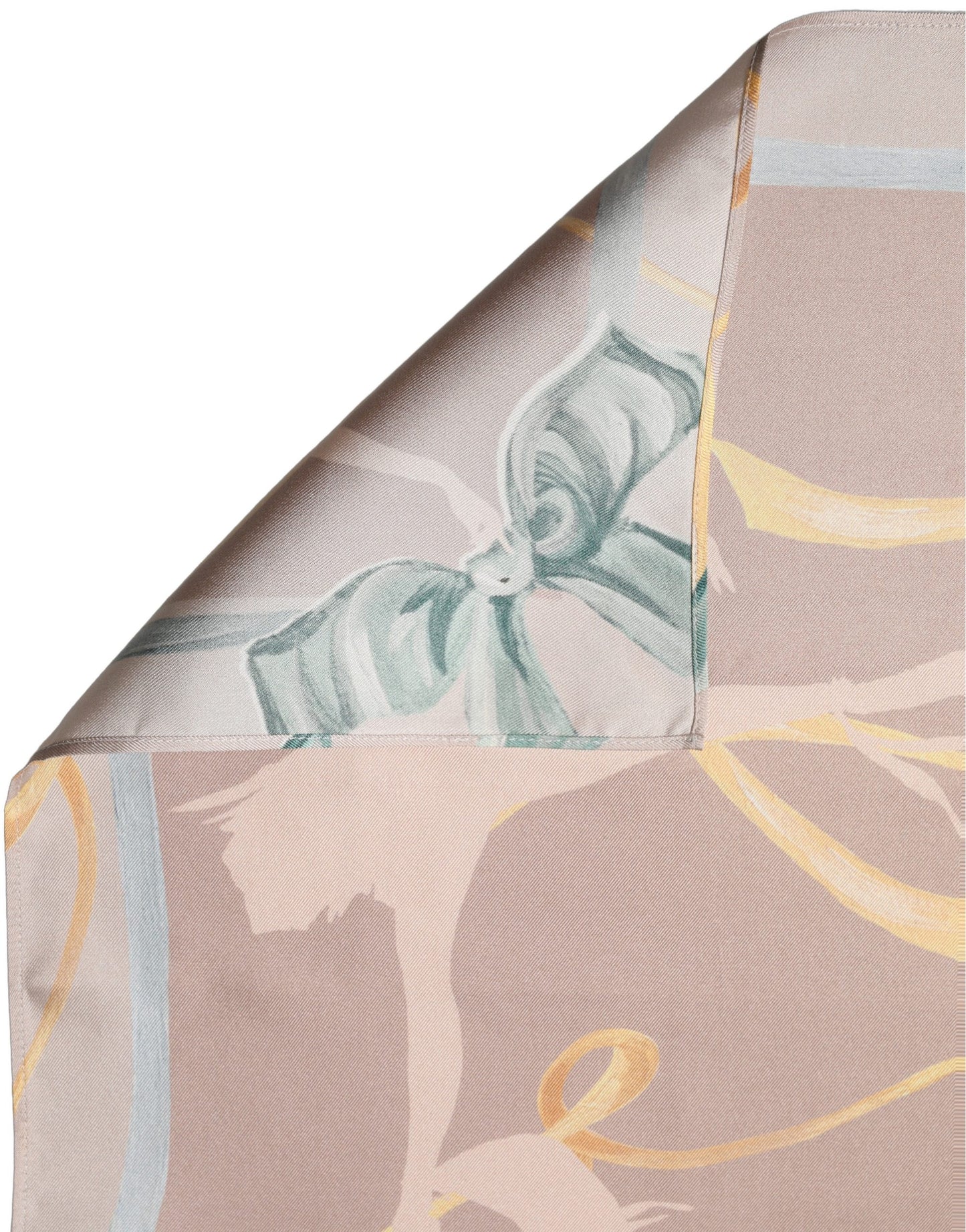 Men Multicolor Ballerina Floral Foulard Scarf