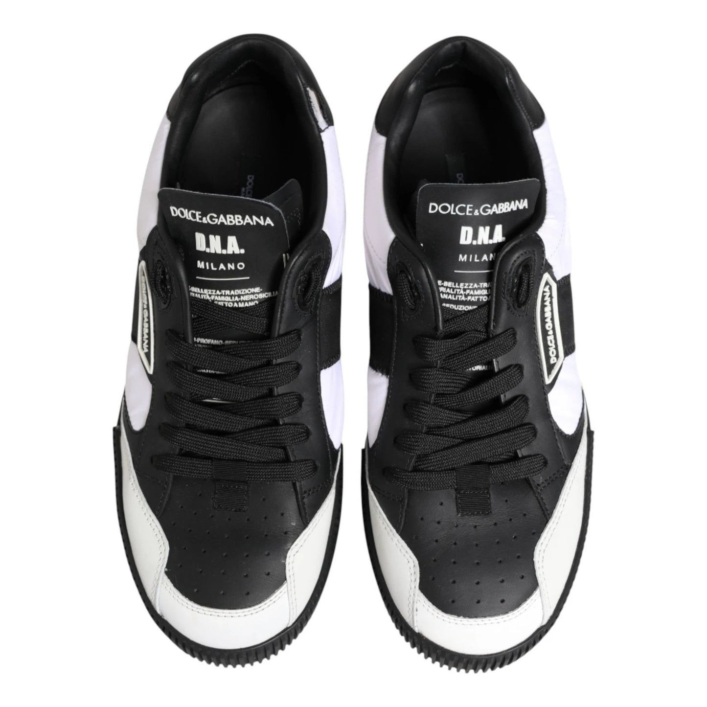 Black White MIAMI Low Top Men Sneakers Shoes