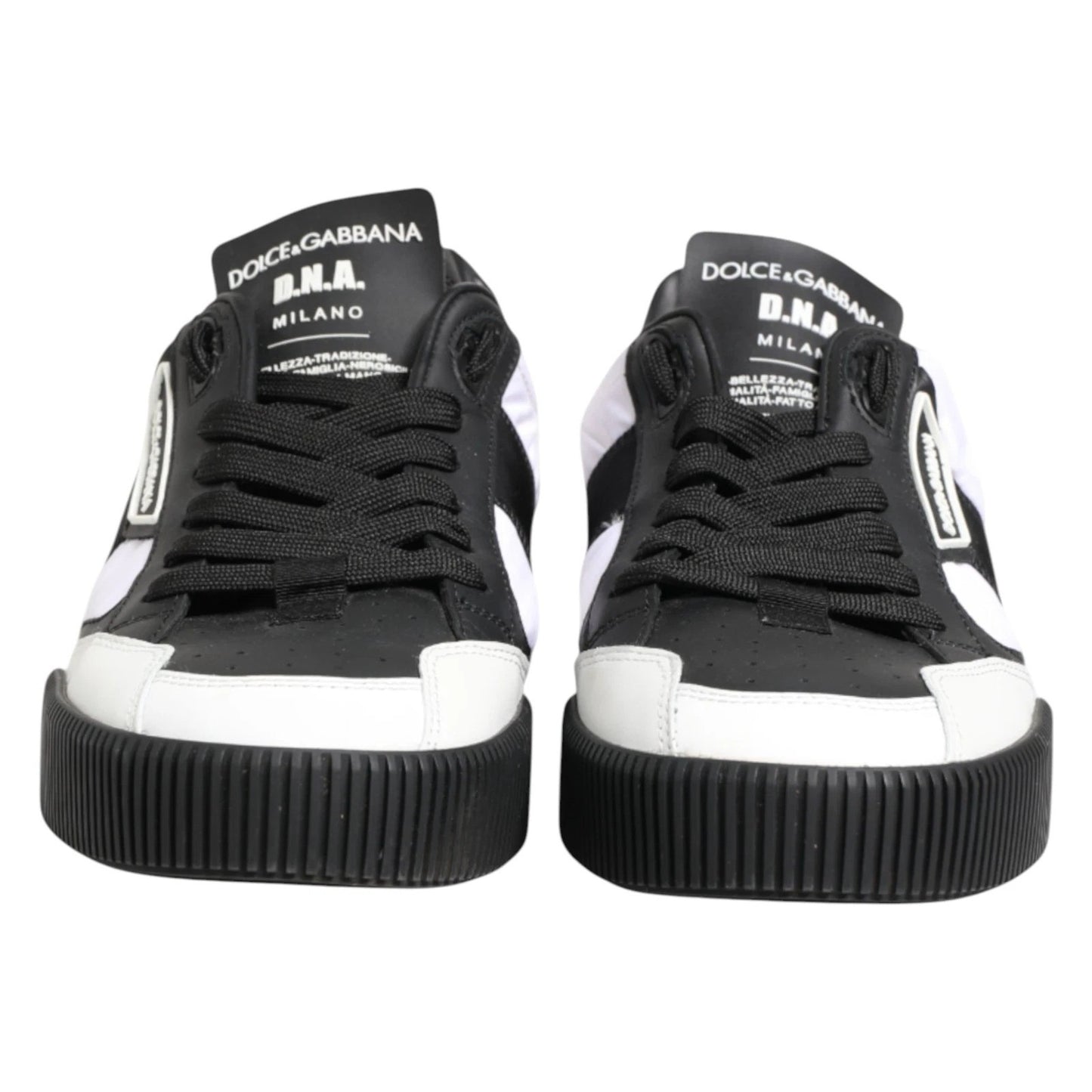 Black White MIAMI Low Top Men Sneakers Shoes