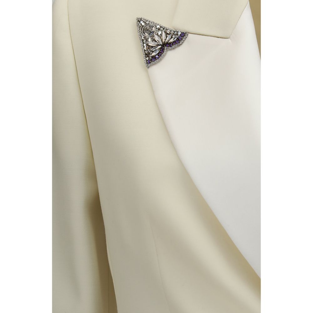 Beige Wool Oves Aries Blazer