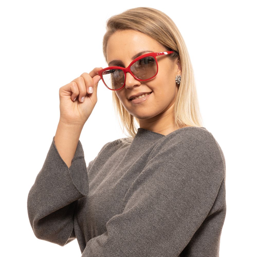 Red Plastic Sunglasses