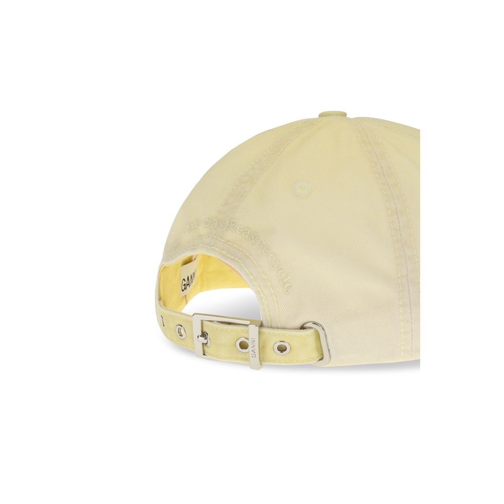 Beige Cotton Cap (Baseball Hat)