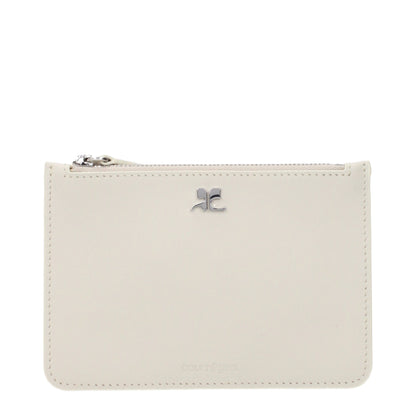Beige Leather Wallet