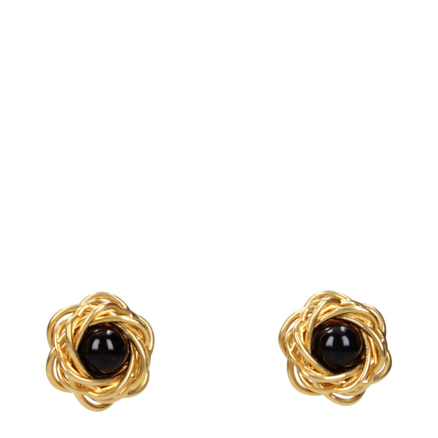Gold Brass Earrings