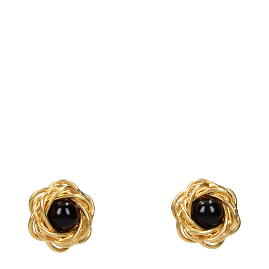 Gold Brass Earrings