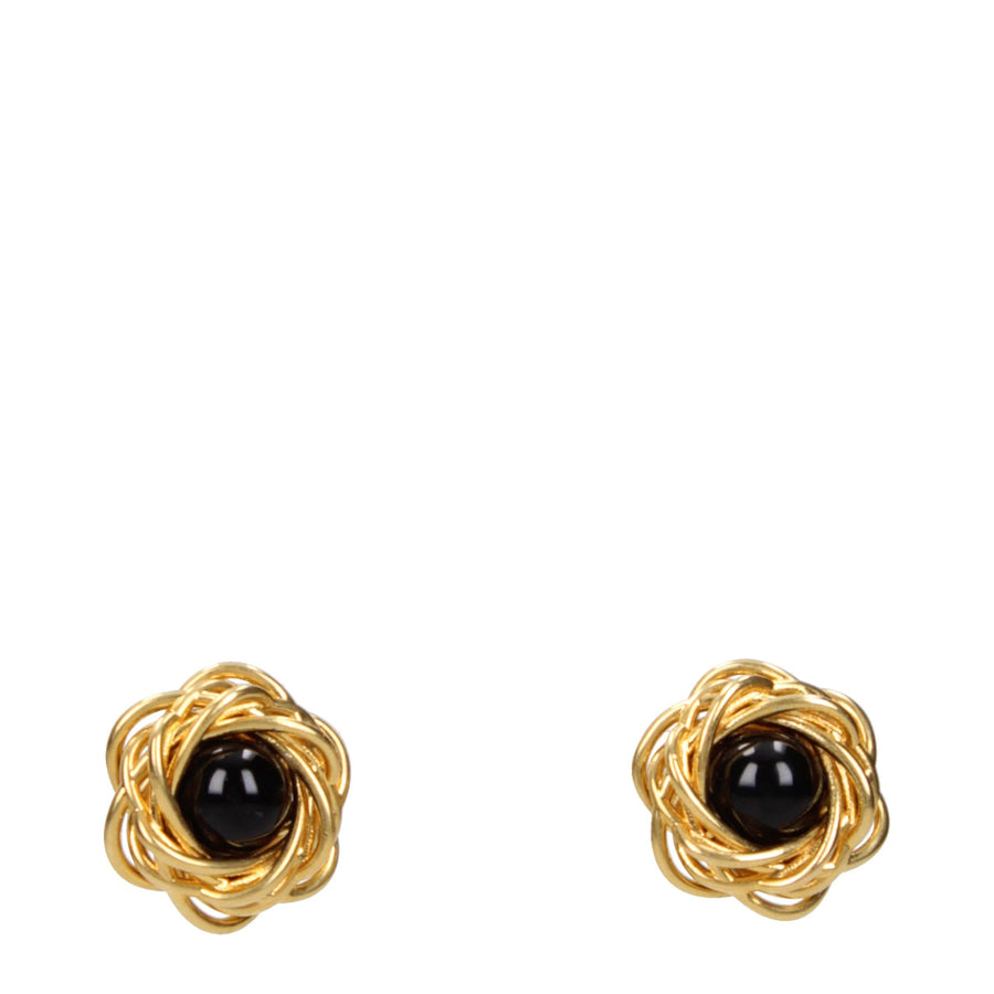 Gold Brass Earrings