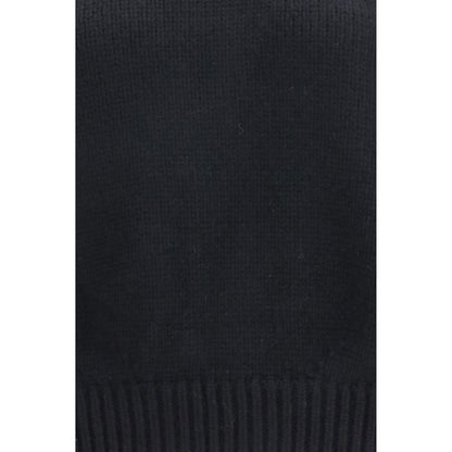 Black Cashmere Sweatshirt