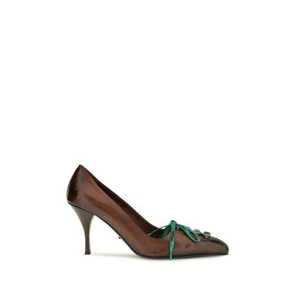 Brown Calf Leather Bos Taurus Lace-Up