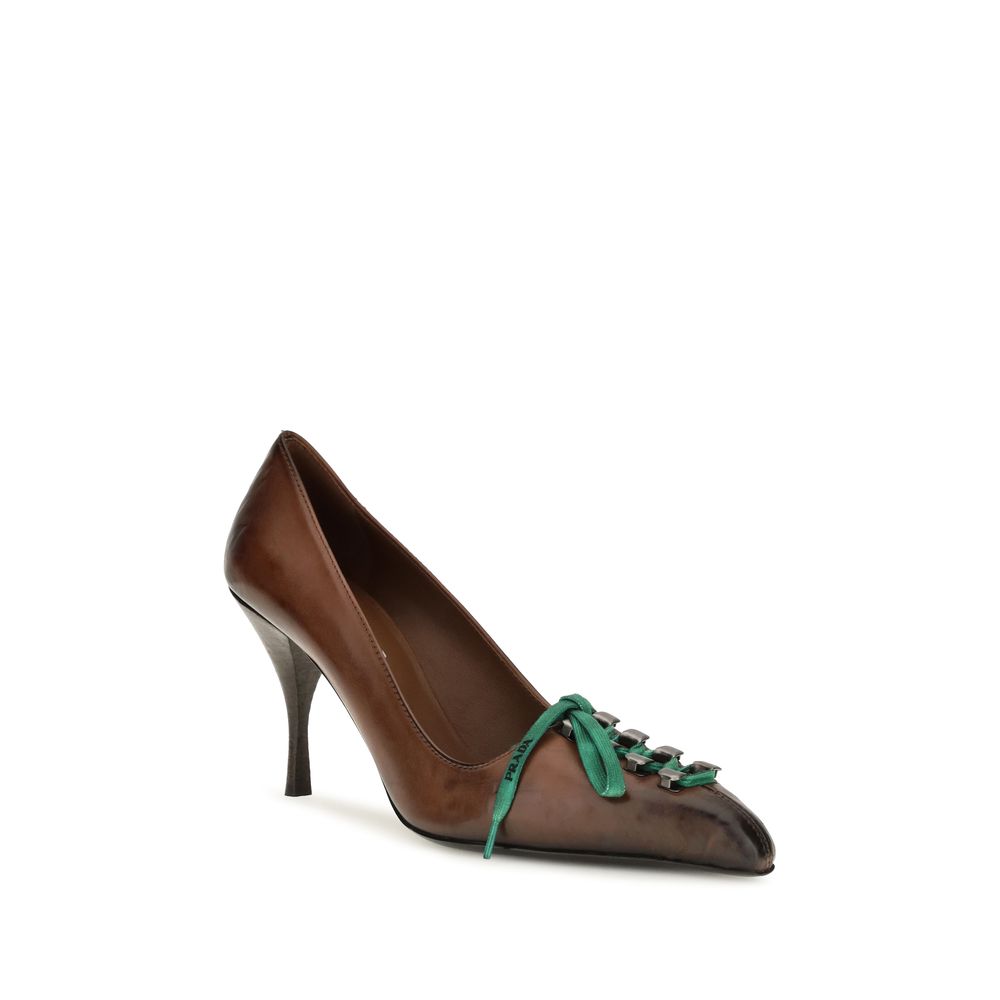 Brown Calf Leather Bos Taurus Lace-Up