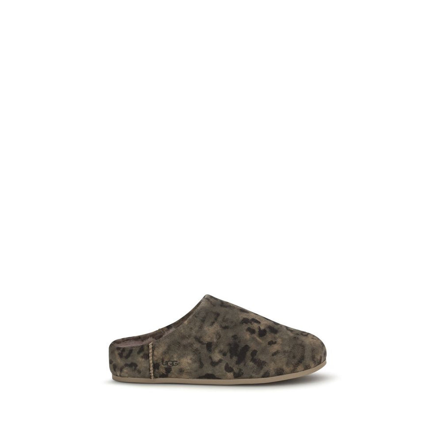 Brown Suede Leather Mules