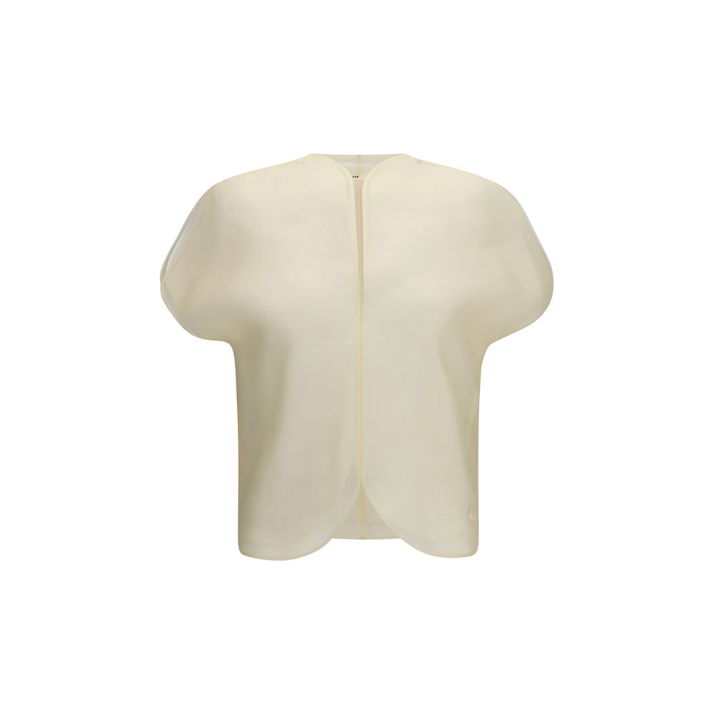 Beige Silk Shirt