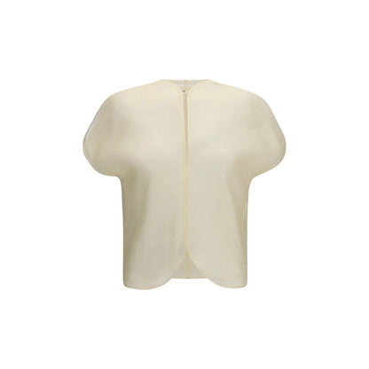 Beige Silk Shirt