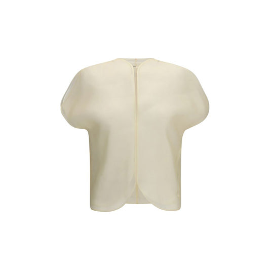 Beige Silk Shirt