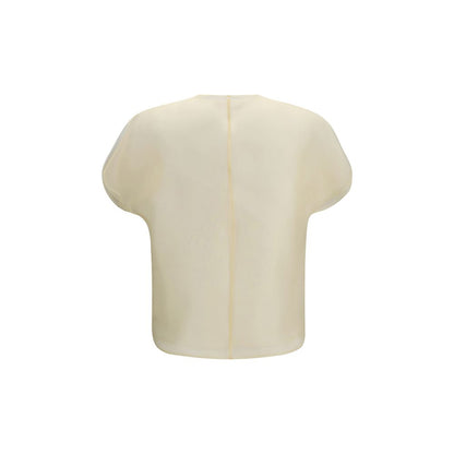 Beige Silk Shirt