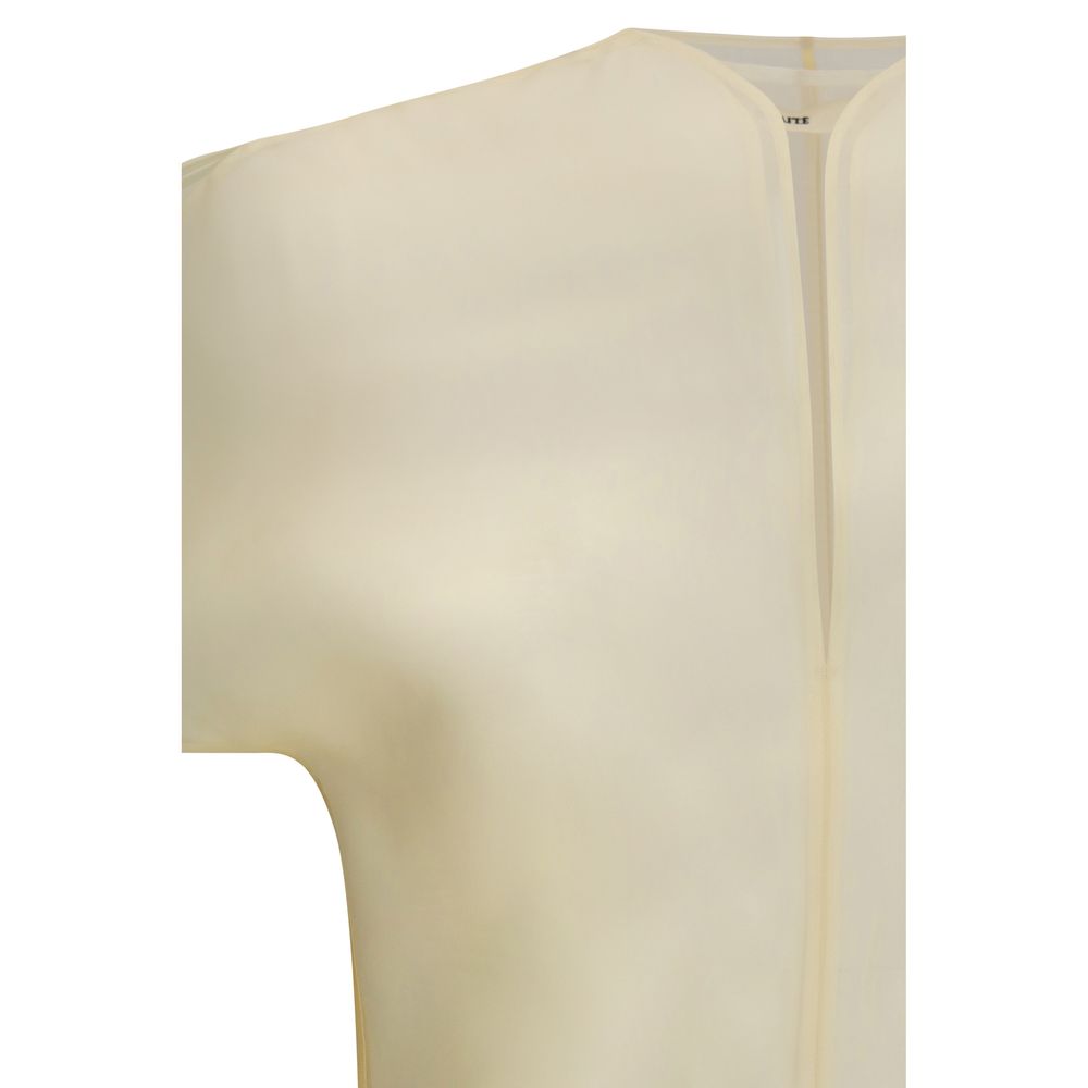 Beige Silk Shirt