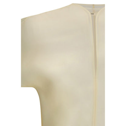 Beige Silk Shirt