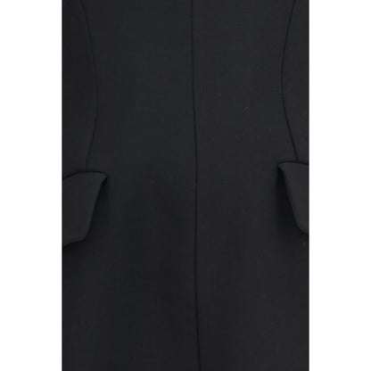 Black Polyamide Casual Dress