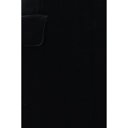 Black Polyester Cocktail Dress