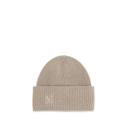 Beige Cashmere Beanie