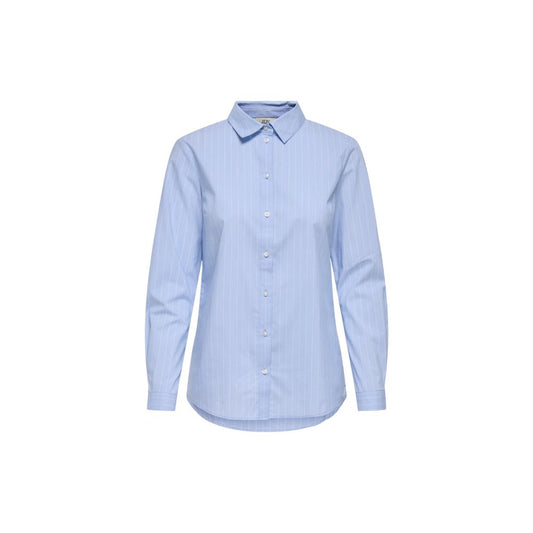 Blue Cotton Blouse