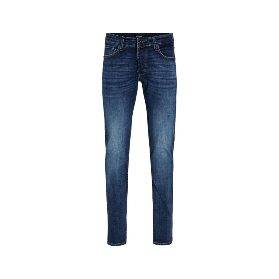 Blue Cotton Skinny Jeans